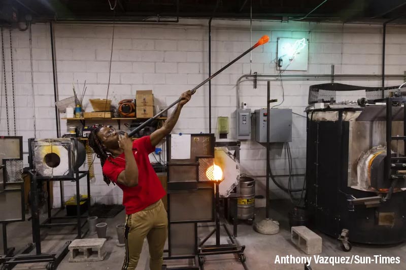 How glassblowing is helping Chicago youth cope with trauma